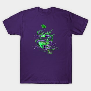 Chinese Coiling Dragon Mythical Time Controlling Creature T-Shirt